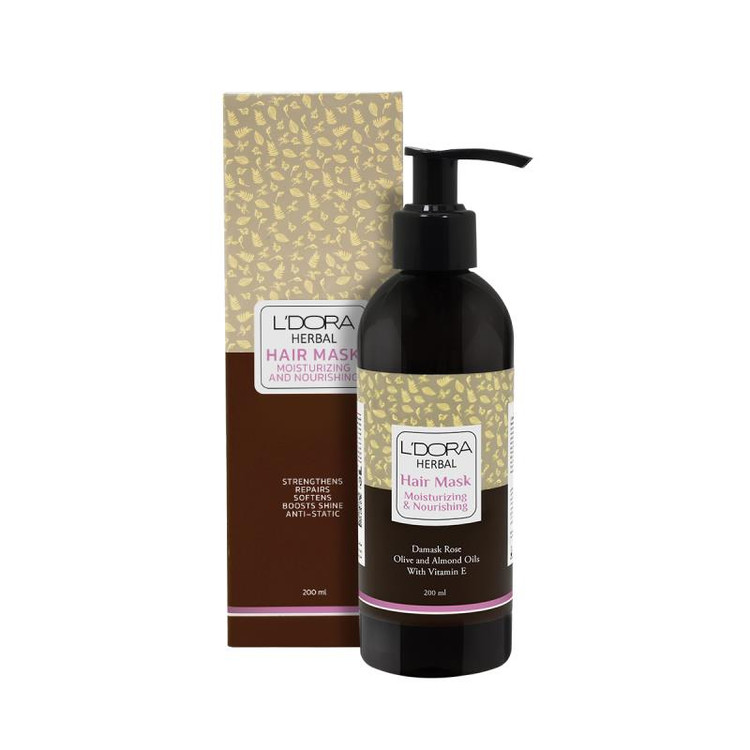 ماسک گیاهی نرمکننده و تقویتکننده موی سر لدورا ۲۰۰ میل